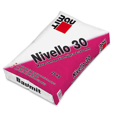Savaime išsilyginantis cementinis skiedinys sienoms ir grindims lyginti Baumit Nivello Quattro 25,0kg Savaime išsilyginantis cementinis skiedinys sienoms ir grindims lyginti Baumit Nivello Quattro 25,0kg